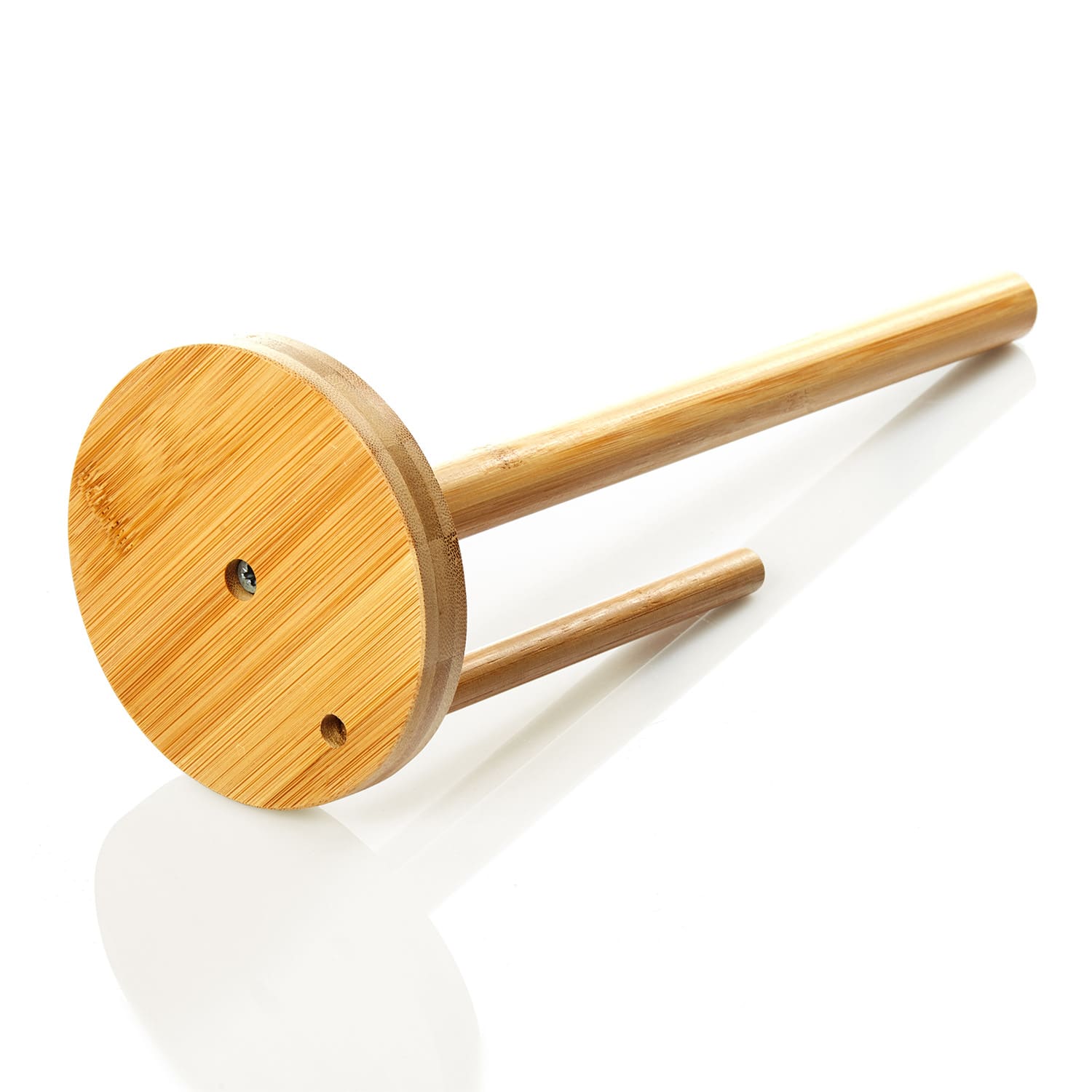 Klarstein Držiak na papierové utierky, s vodítkom, držiak na papierové utierky, 15 x 35,5 cm, bambus – Obrázok 2
