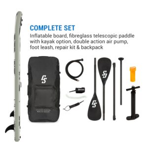 Capital Sports Kipu Allrounder 330, nafukovací paddleboard, SUP Board súprava, Cruiser
